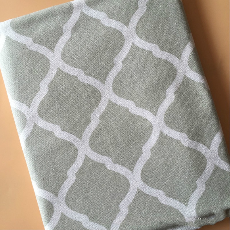 Cotton and Linen Blend Fabric by meter Printed sewing upholstery crafts cotton fabric for tablecloth home decoration