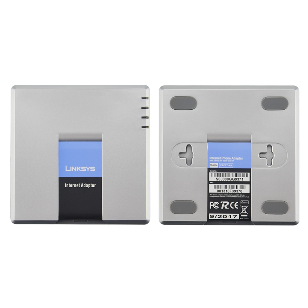 Linksys PAP2-NA VoIP Adapter - 2 FXS Ports - Impedance Settings - Wireless