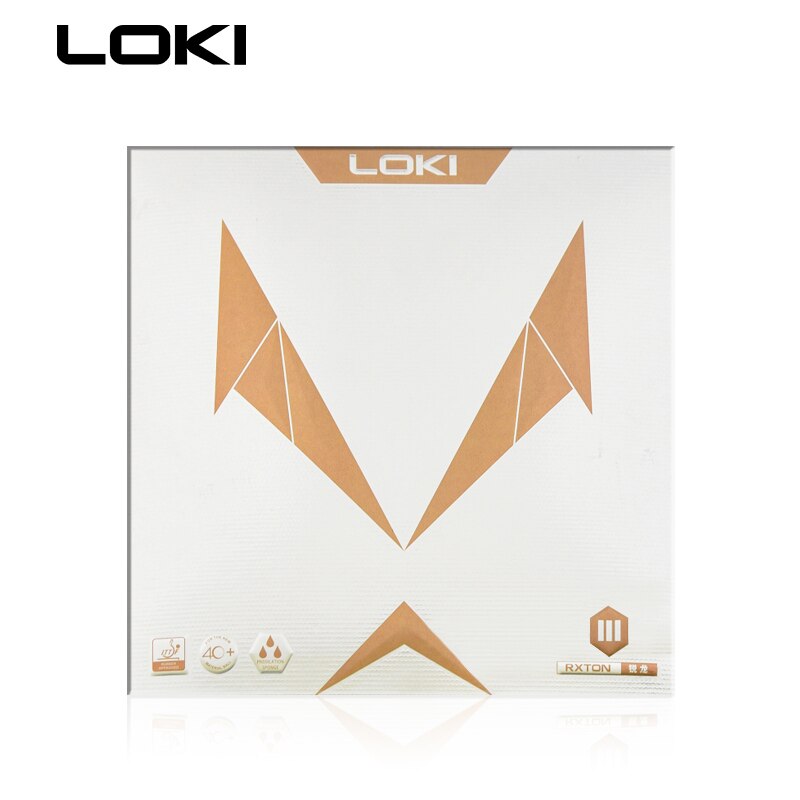 Loki RXTON3 Sticky Tafeltennis Rubber Oranje Cake Spons Pips In Ping Pong Rubber Voor Loop En Controle