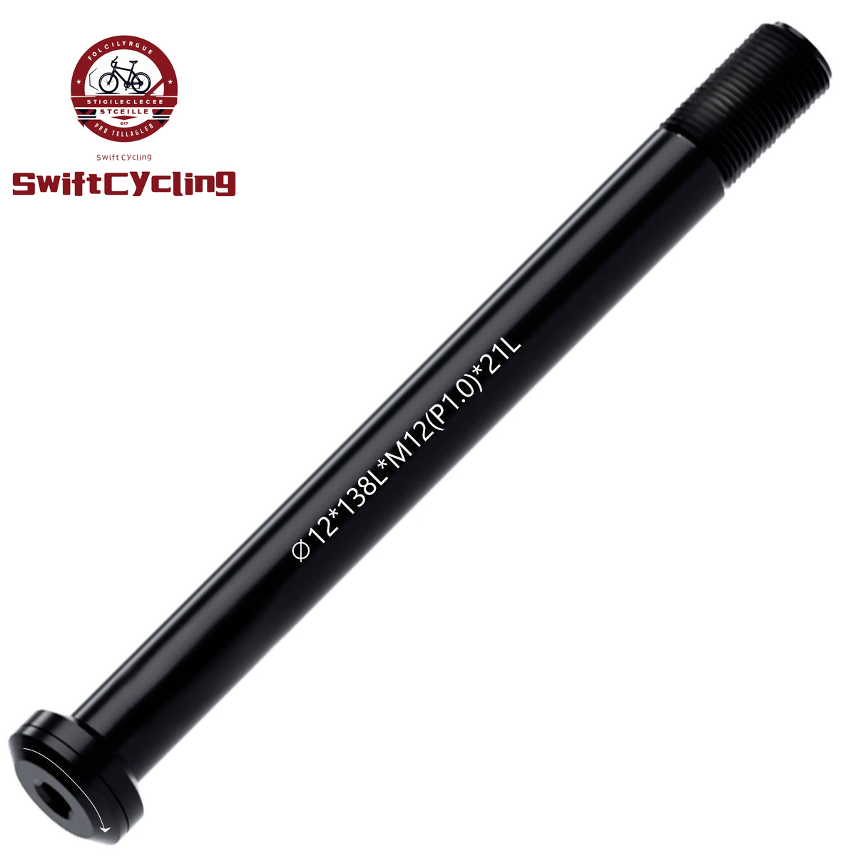 Swift MTB bicicleta de carretera eje pasante horquilla delantera brochetas M12xP1.0/1.5/ 12x142/148 accesorios de rueda de brocheta de liberación rápida de bicicleta: Rosa