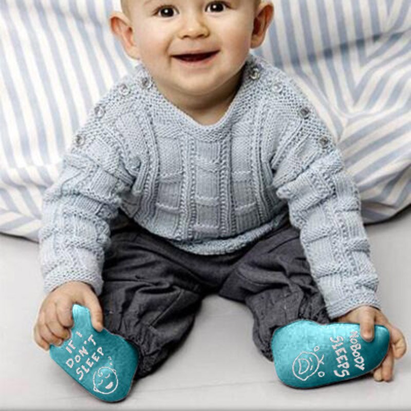 1 par baby børn piger drenge bomuld tegneserie brev sokker baby engelsk alfabet sok båd sokker