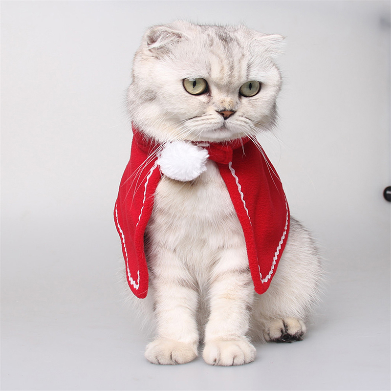 Ropa rojo de Navidad para gatos, mascotas, perros, disfraces, capa de producto, Gato de producto para mascotas, Disfraces para perros, de Año para perros