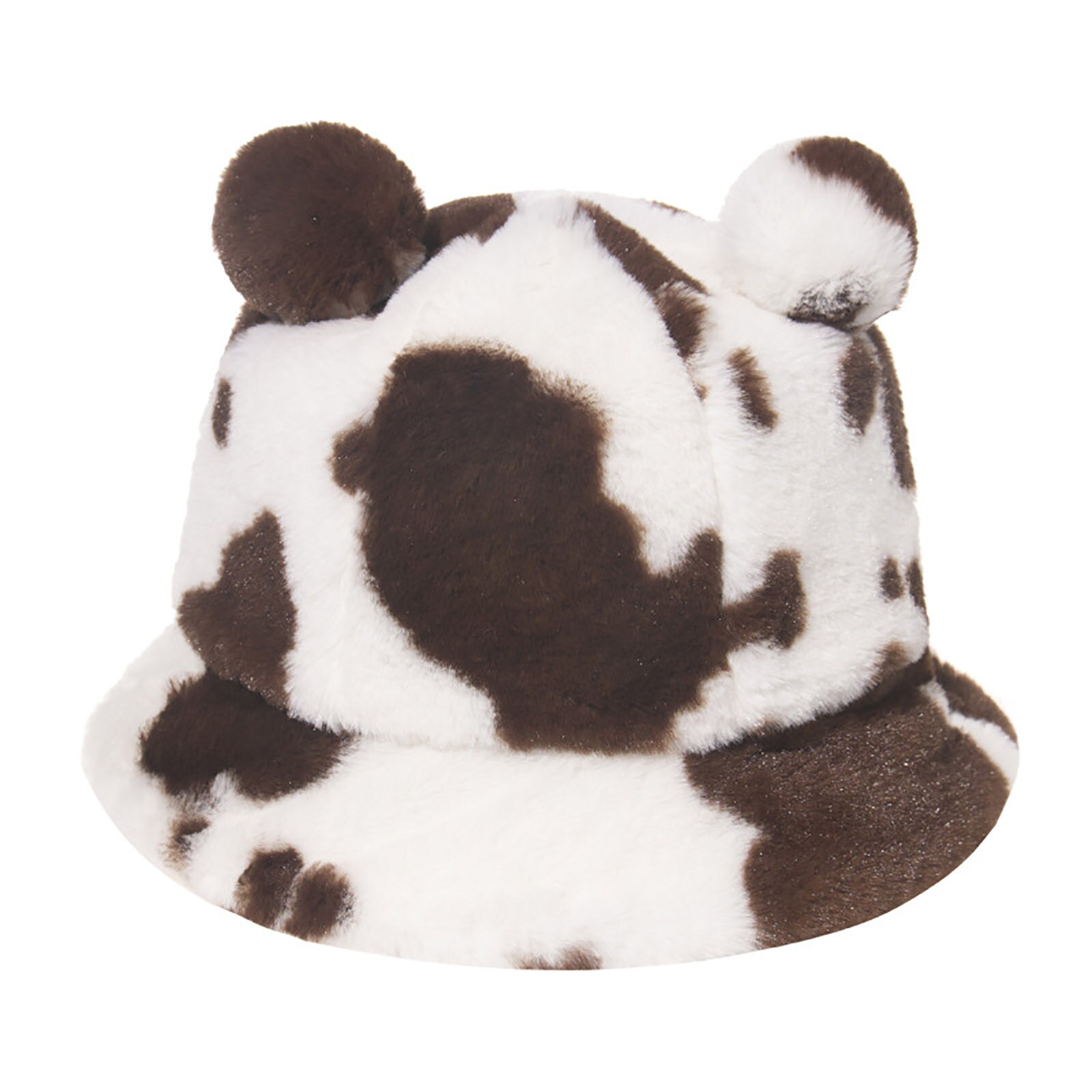 Sombreros de pescador de felpa con tinte anudado para mujer, gorro abrigado para exteriores, gorra de pescador de terciopelo suave, gorro de lavabo cálido de para mujer
