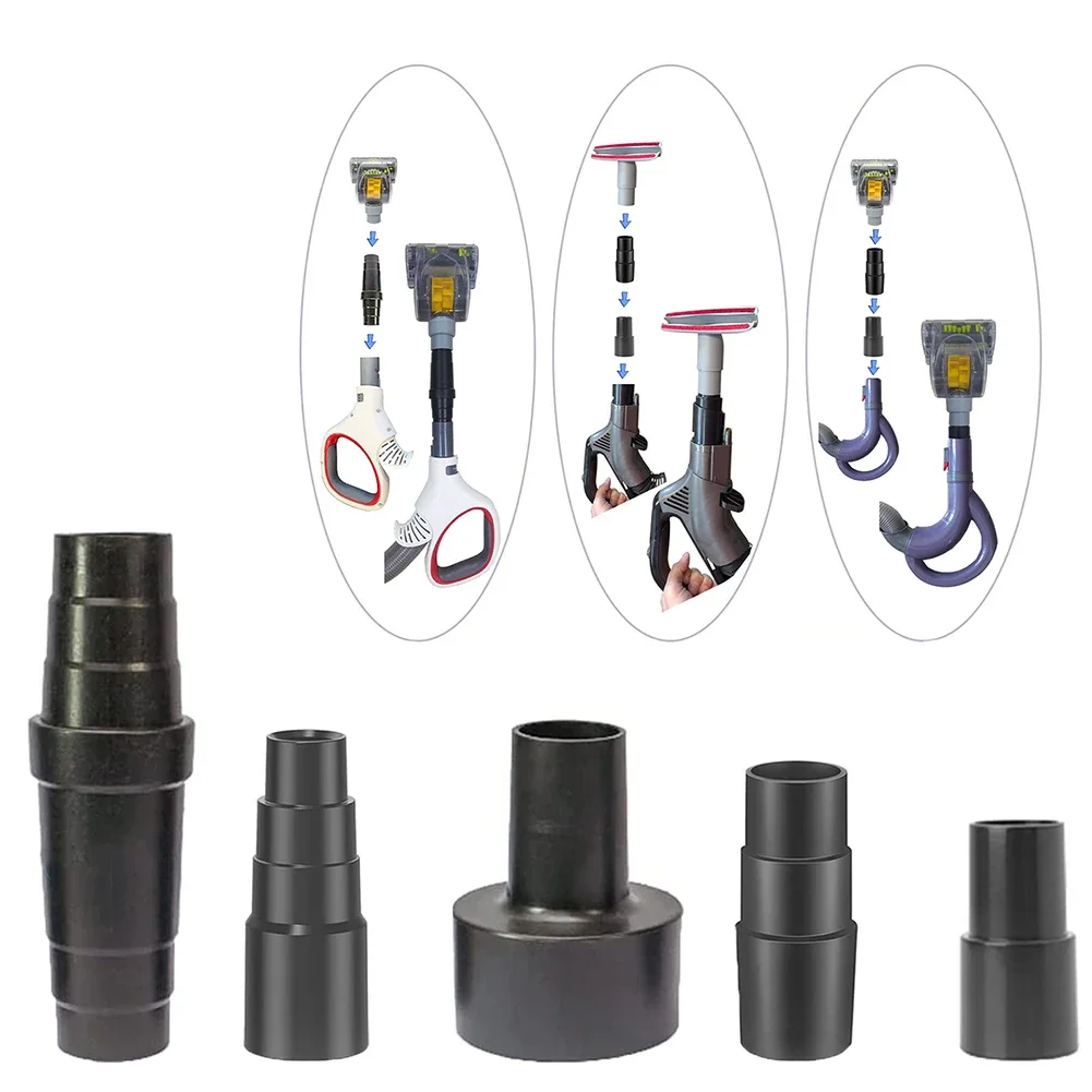 5 stk. adapter 32mm/35mm/38mm to 35mm/32mm/38mm cm våd 1-1/4- tør husholdningsapparater støvsugertilbehør