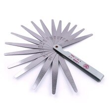 1pc High Precision Feeler Gauge 0.02mm-1.0mm Stainless Steel Gap Gauge Foldable Feeler Gauges Measuring Tool Plug Feeler