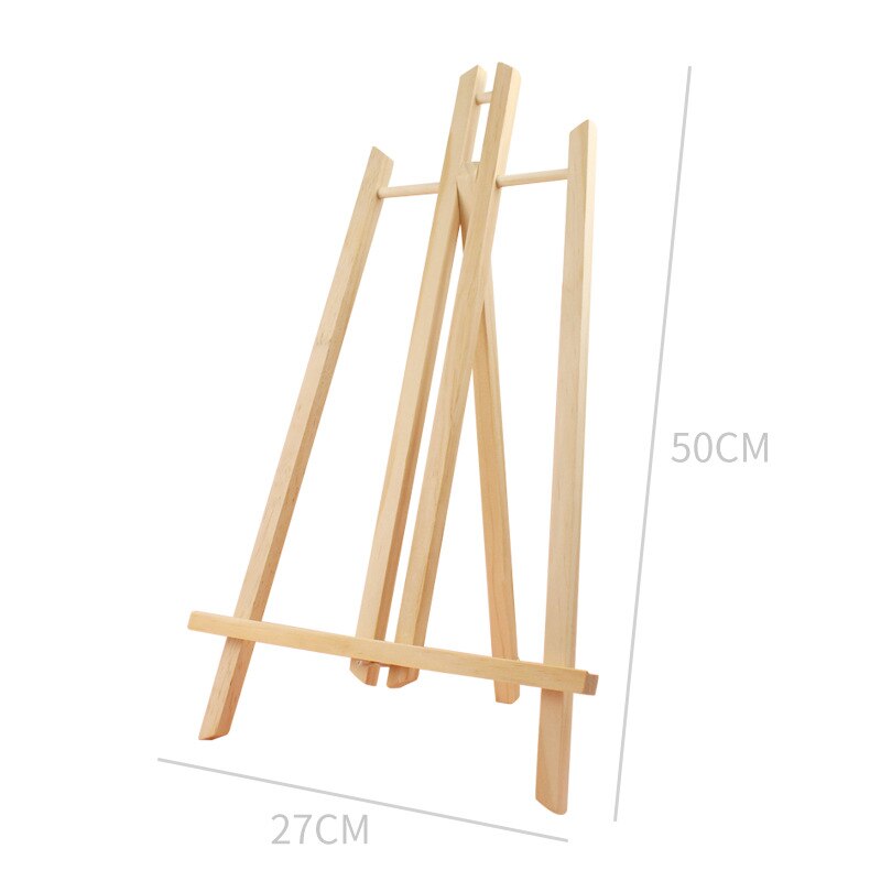 Chevalet de Table en bois A4/A3 30cm/40cm/50cm, pour artiste, support artisanal pour fête, décoration de la maison, fournitures artistiques: 27x50cm