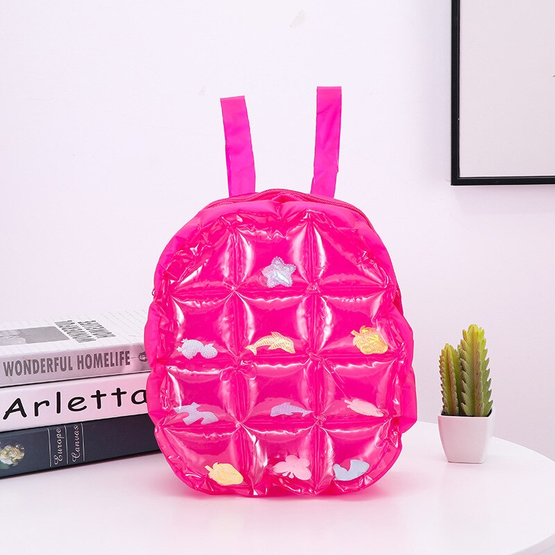 LXFZQ PVC School Bags For Girls Kids Bag Children Bag Inflatable Kids Backpack Beach Backpack School Mochila Escolar