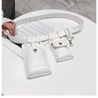 Sac à bandoulière en cuir pour femmes, sac à bandoulière en cuir PU, sac banane, sac de poitrine, clé pour téléphone portable,