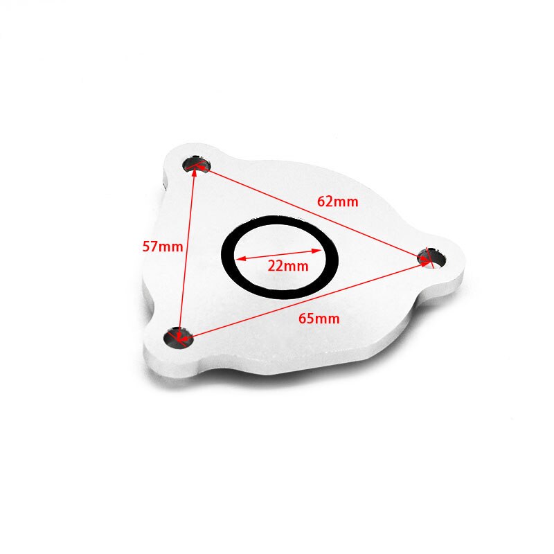 Aluminum Blow Off Valve block plate turbo blanking plate fit for Ford Cosworth Turbo BOV Sierra Probe