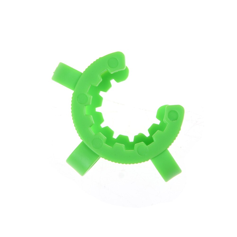 Neue 14# 11mm x 15mm Labor Kunststoff Clip, labor Keck Klemme Verwenden für Glas Boden gemeinsam 10Stck