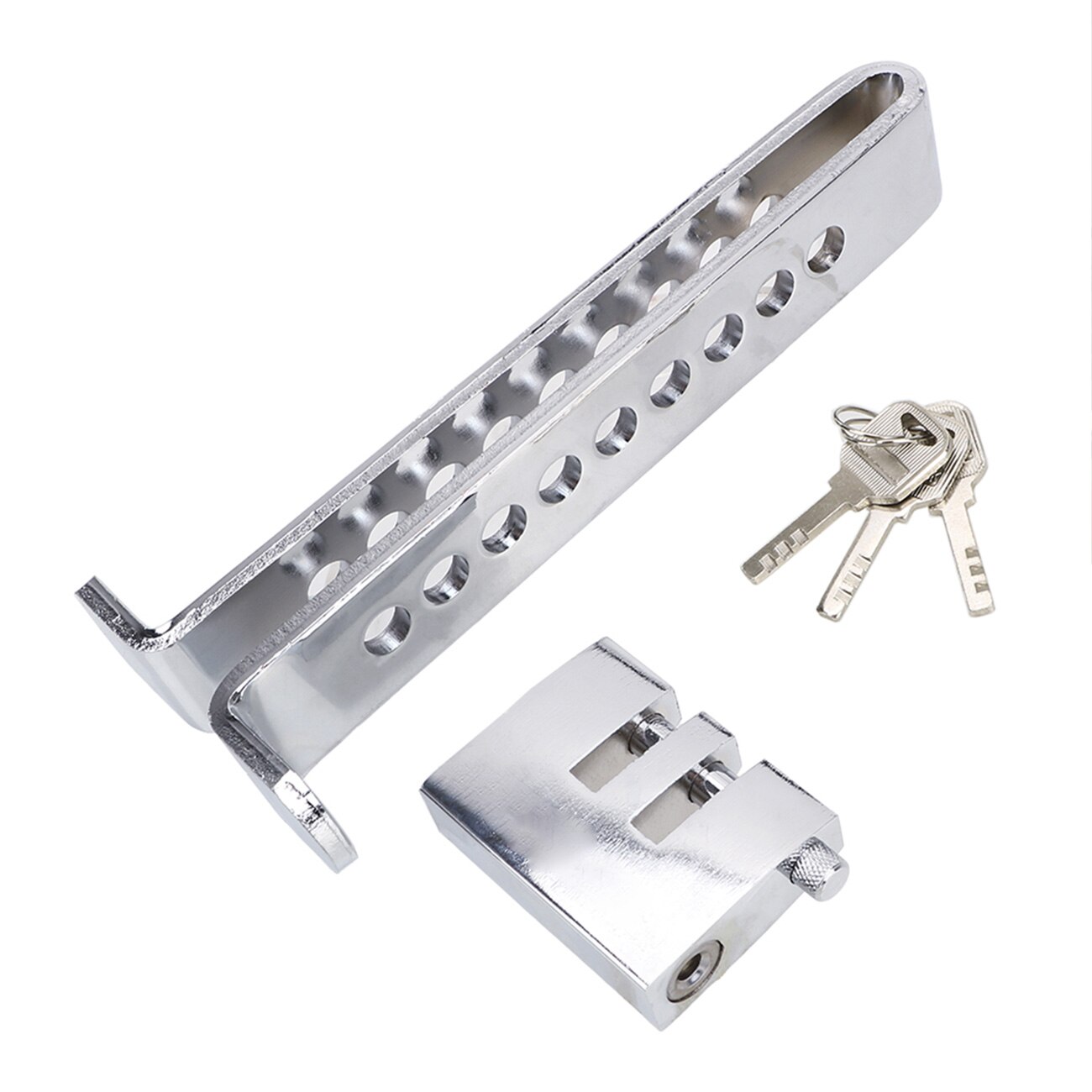 Universal Auto Car Braker Lock Stainless Anti-Theft Strong Security For Cars Clutch Pedal Lock Automobile Steering Wheel Lock