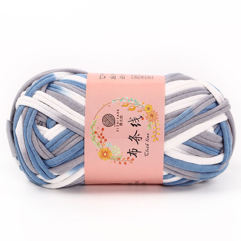 Baby Cotton Cloth Thread Knitting For Hand Knitting Crochet Worsted Wool Thread Colorful Eco-dyed Needlework