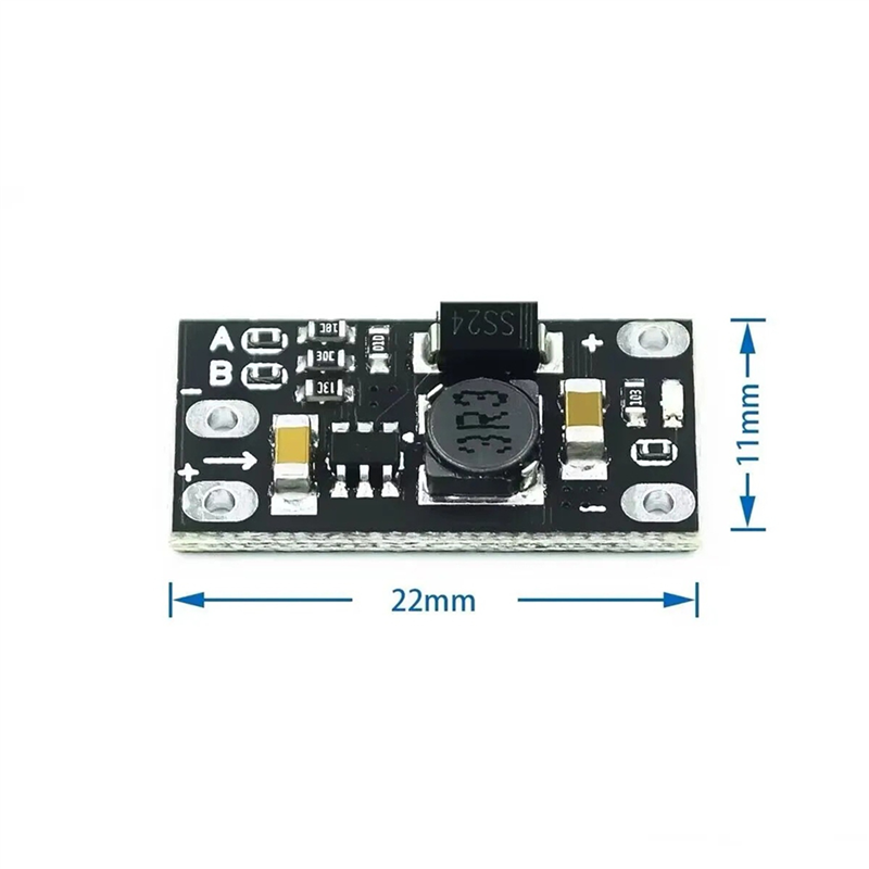A99e-40 stück 3.7v to 12v mini-dc-aufwärtswandlerplatinen, ausgang 5v/8v/9v/12v dc-aufwärtsmodul, lithium-batterie-aufwärtsmodul