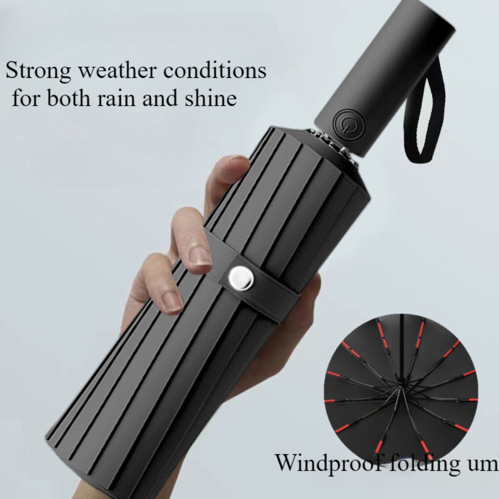 Super forte à prova de vento automático dobrável guarda-chuva masculino reforçado dobrável grande à prova de chuva sol proteção uv guarda-chuvas feminino