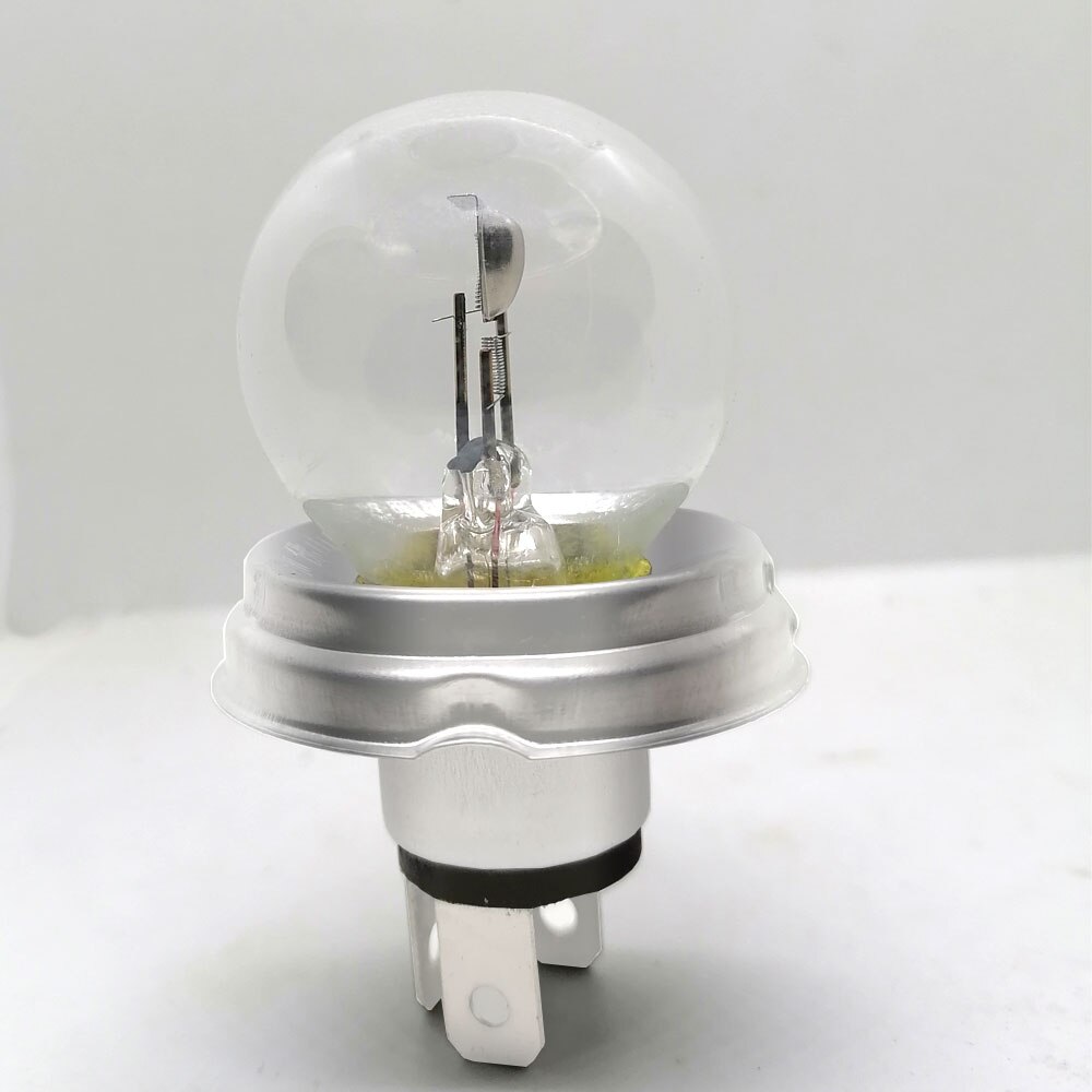 2pcs R2 G40 P45t 12V 45/40W Motorbike Headlight Car Head Light Halogen Bulb Moped Scooter ATV Lamp Bulb Aluminum Light