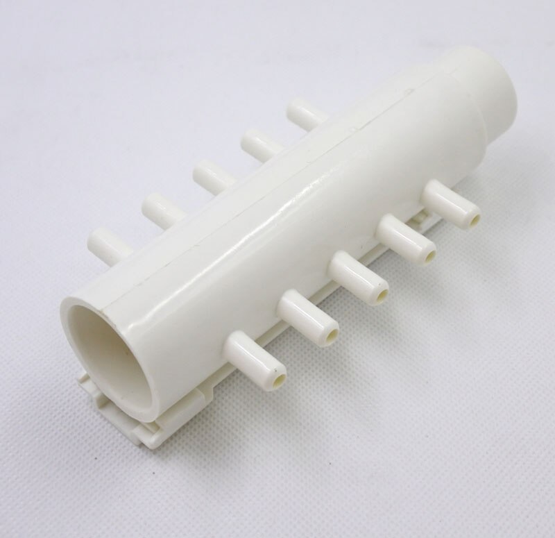 Bathtub 10 holes air distributor,Connection 8mm PVC air Manifold,32mm pipe interface,Plastic bathtub accessories