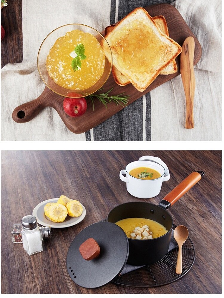 Olla de hierro fundido, utensilios de cocina, accesorios para hornear leche, fideos, Pancake, herramienta de cocina multifunción