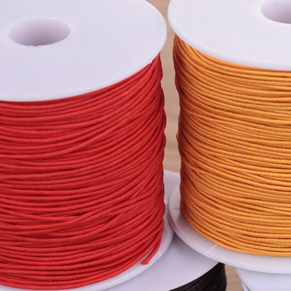1 rulle wire 0.8mm 100 meter lange rosenkrans perler elastisk linje perler kerne-spundet elastisk tråd line smykker fremstilling af håndlavet reb