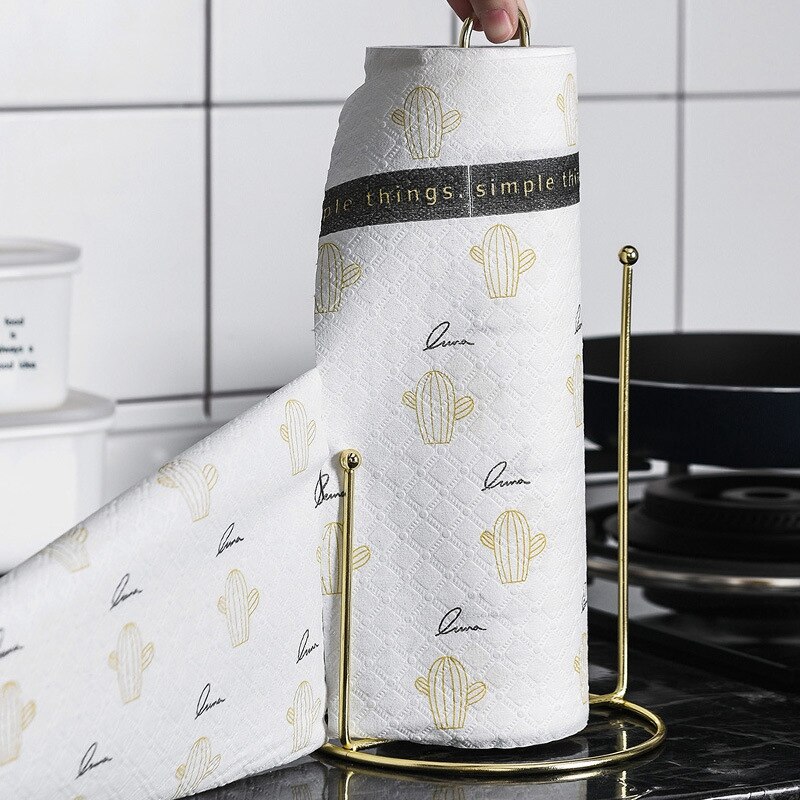 2 Rolls Nordic Kitchen Paper Absorbent and Water-Absorbent Deep-Fried Kitchen Paper Kitchen Paper Towel