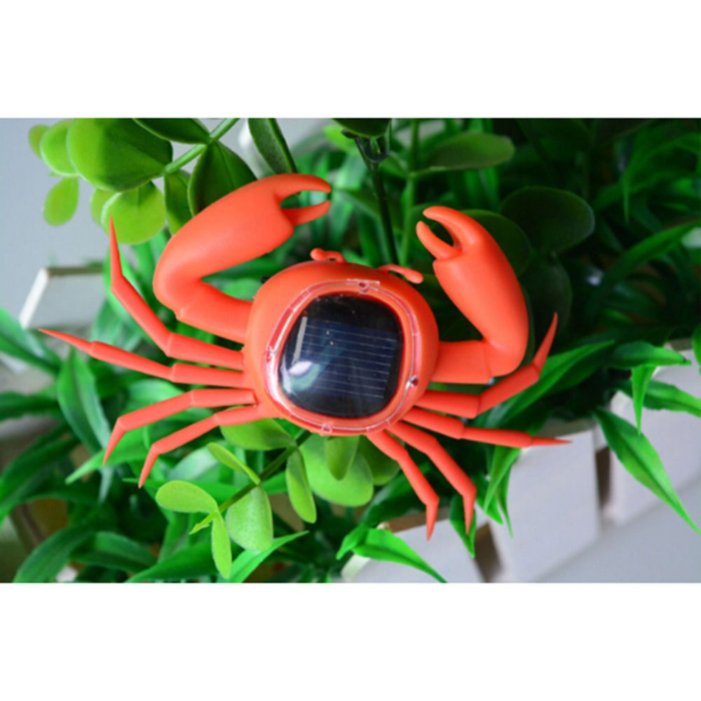 Kid Solar Energy Powered Toy Mini Kit Novelty Power Crab Robot Educational Gadget Toy For Children