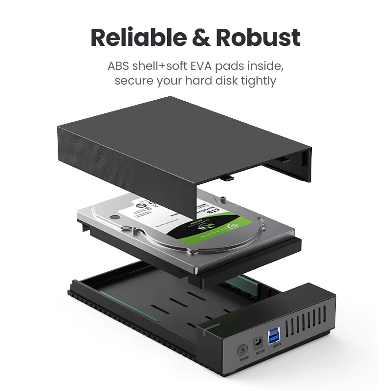 2.5/3.5 inch HDD Case USB3.0 Harde Schijf Behuizing SATA naar USB 3.0 Externe Harde Schijf Reader 10TB Adapter voor PC Laptop