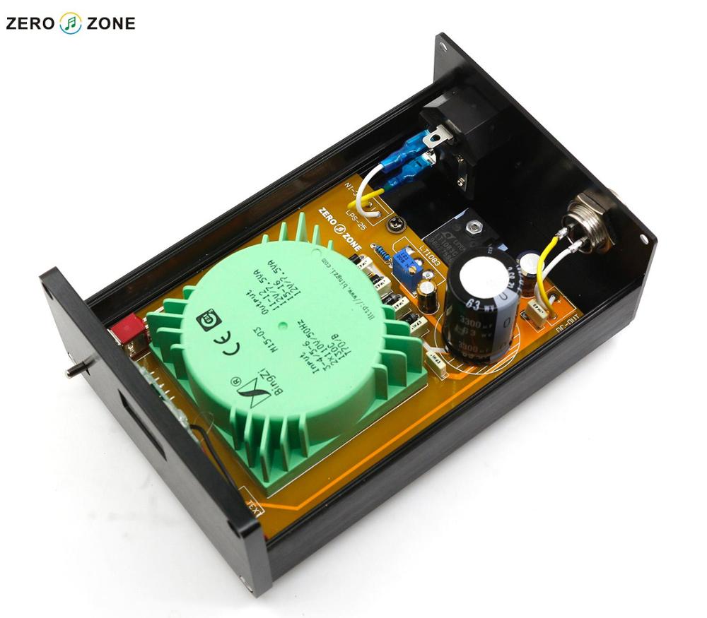 ZEROZONE 15W LPS HIFI Linear Netzteil Kopfhörer DAC Externe Regler Power Versorgung Mit Display DC5V/ DC8V / DC9V /DC12V