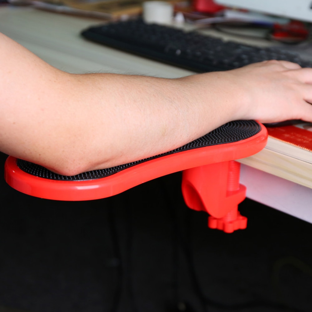 Justerbar anti-træthedsmusemåtte håndbeslag ergonomisk nakkebeskyttelse til hjemmet skrivebord gaming armstøtte tilbehør computer kontor