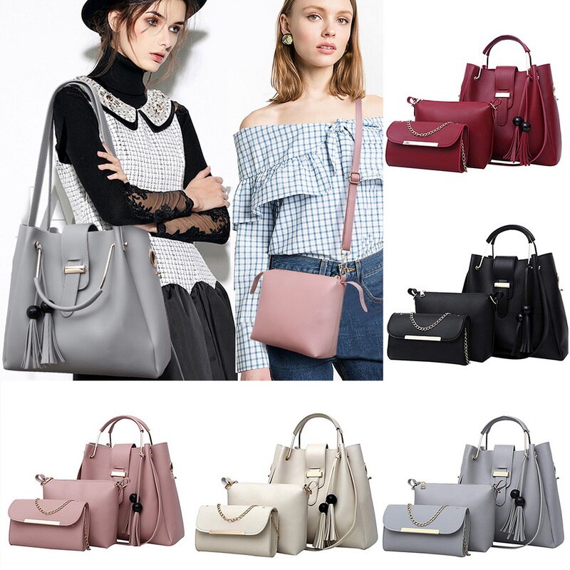 4 pièces femme sac ensemble femme sac à main et sac à main quatre pièces sac à bandoulière fourre-tout sac à main sac directe