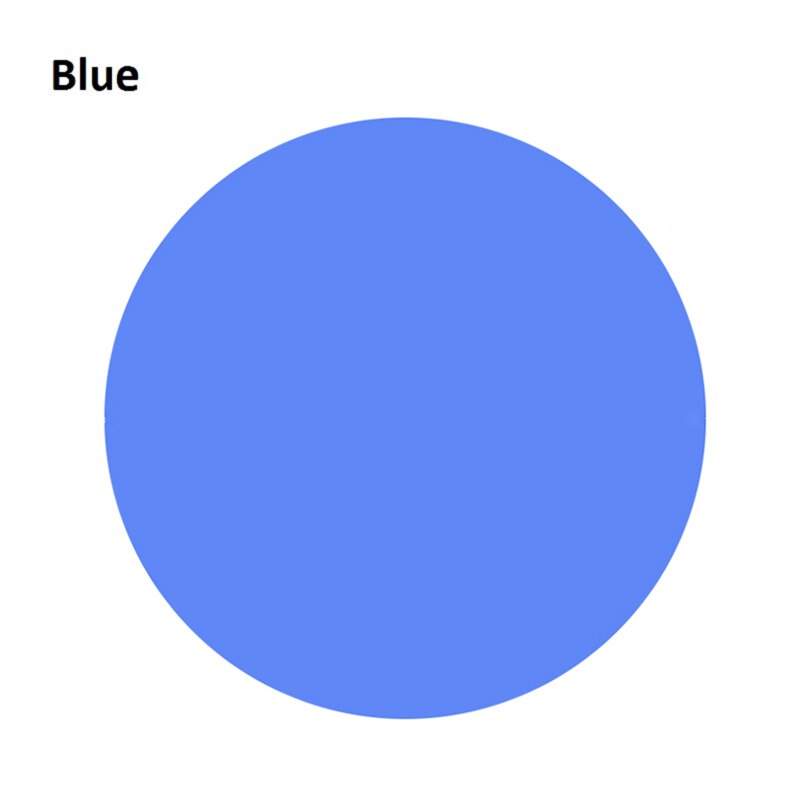 Filtre optique 32mm de diamètre, verre Transparent vert bleu jaune givré blanc jaune pour Microscope biologique 1 pièce: Bleu
