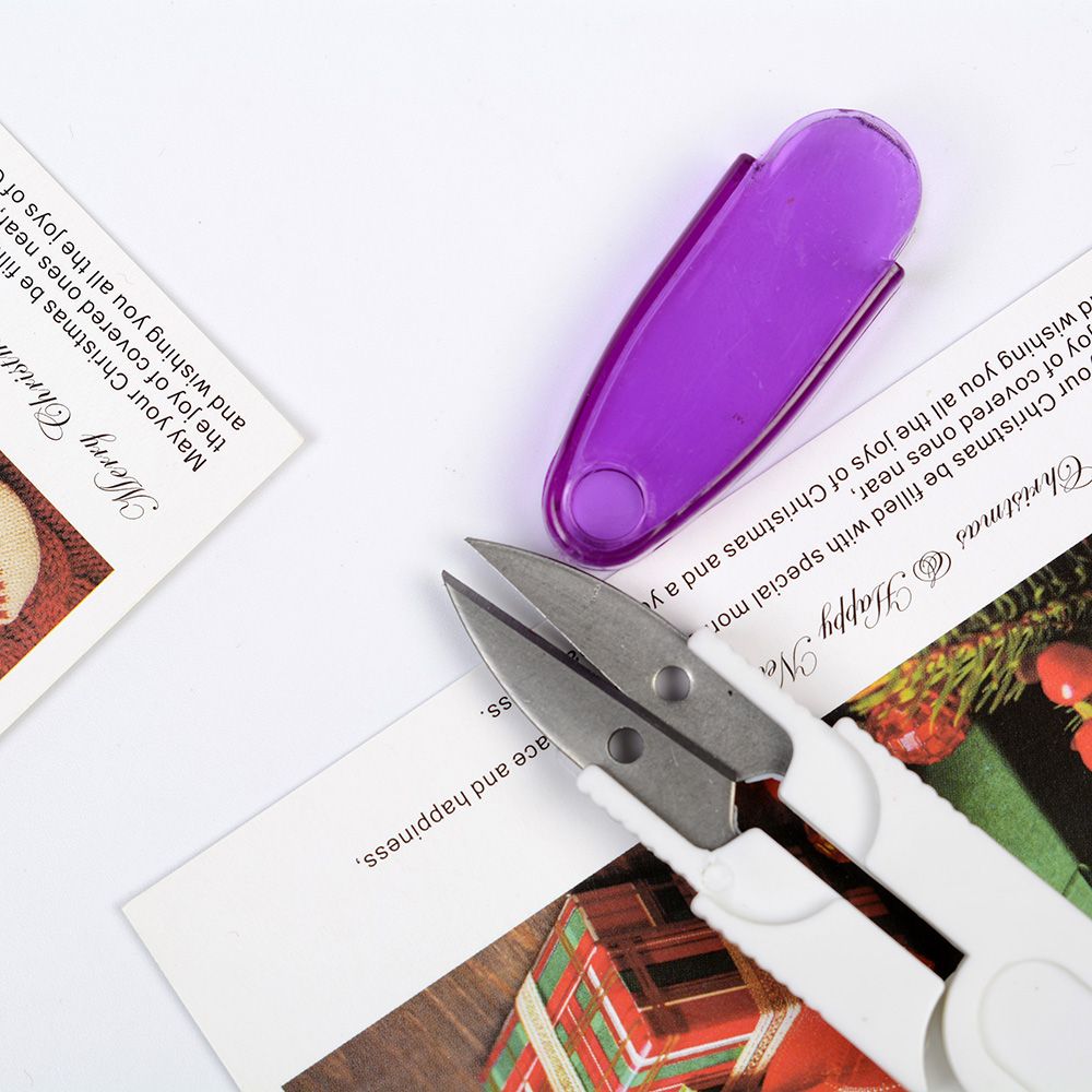 Las mejores tijeras de costura a medida, cortador de hilo, tijeras de punto de cruz, papelería artesanal, Color aleatorio