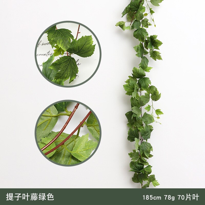 Plastic Vines Artificial Plants Wedding Decoration Faux Vine Ivy Rattan Home Garden Decor Artificial Greenery Hanging Plants: 12