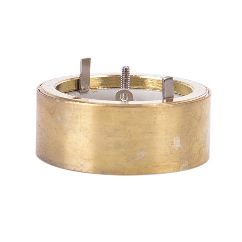 1 PC Aluminum Alloy Condenser Microphone Cartridge Capsule Replacements Large Diaphragm Microph Electric Instrument Parts Golden