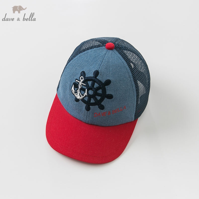 DB10474-N Dave Bella Zomer Baby Jongens Baseball Cap Kinderen Knappe Hoed Kids Sport Slijtage Cap