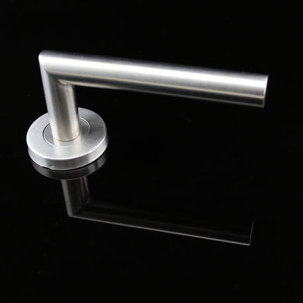 Modern Fire prevention stainless steel tube door pull handle stainless steel latch fInvisible door handle split lock handle