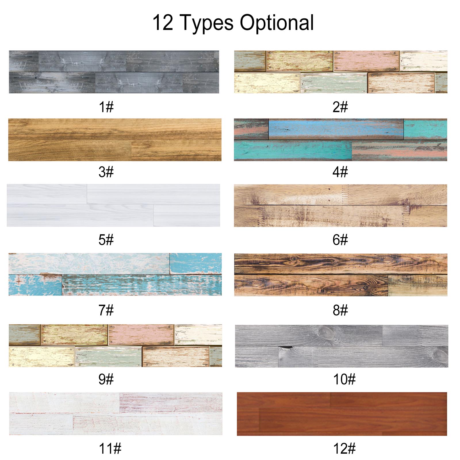 Tile Stickers 2x50m Bathroom Kitchen Wood Grain Wall Stick Waterproof Self Adhesive Removable DIY Paste Wall Decals Home Decor