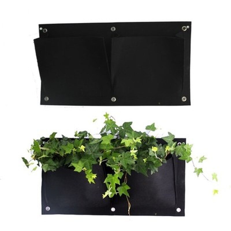 Poche pépinière Pot noir cultiver sacs planteur Vertical jardin potager vivant jardin sac semis tenture murale jardinière sac de culture