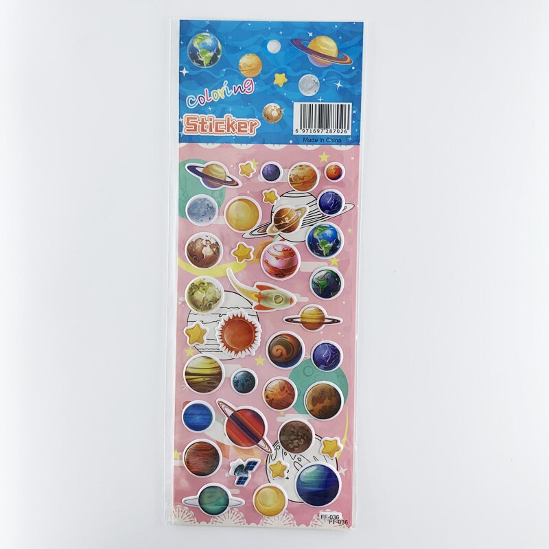 4 blätter/einstellen 3D Raum Planeten aufbringen blasiert Schaum Aufkleber für freundlicher Scrapbooking Aufkleber DIY Dekoration