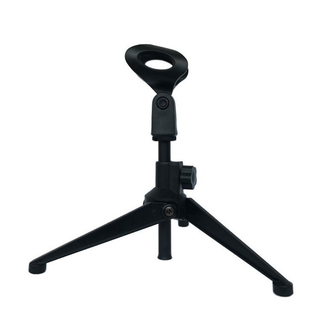 Mini Foldable Desk Microphone Tripod Adjustable Height Mic Mount Holder Stand Microphone Bracket Support pedestal para microfone