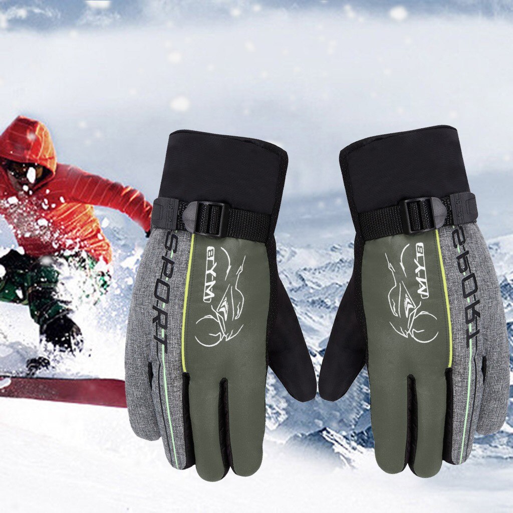 Sagace Winter Sneeuw Handschoenen Winter Mannen Ski Sport Handschoenen Winddicht Waterdicht Warm Snowboard Handschoenen Onder Nul Handschoenen Vrouwen A30107