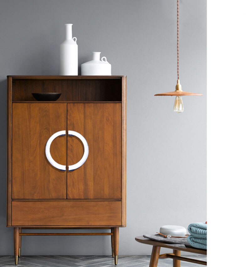 Light Silver Semi-Circle Cabinet Handles Chrome Large Round Wardrobe Knobs Drawer Pull Handle Zinc Alloy Furniture Hardware