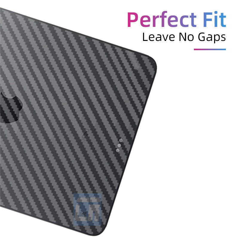3 sztuk Carbon Fiber powrót ochronna Flim dla Apple iPad Pro 11 10.5 Air 4 3 2 iPad 7 8 10.2 Mini 5 4 3 Screen Protector miękka folia