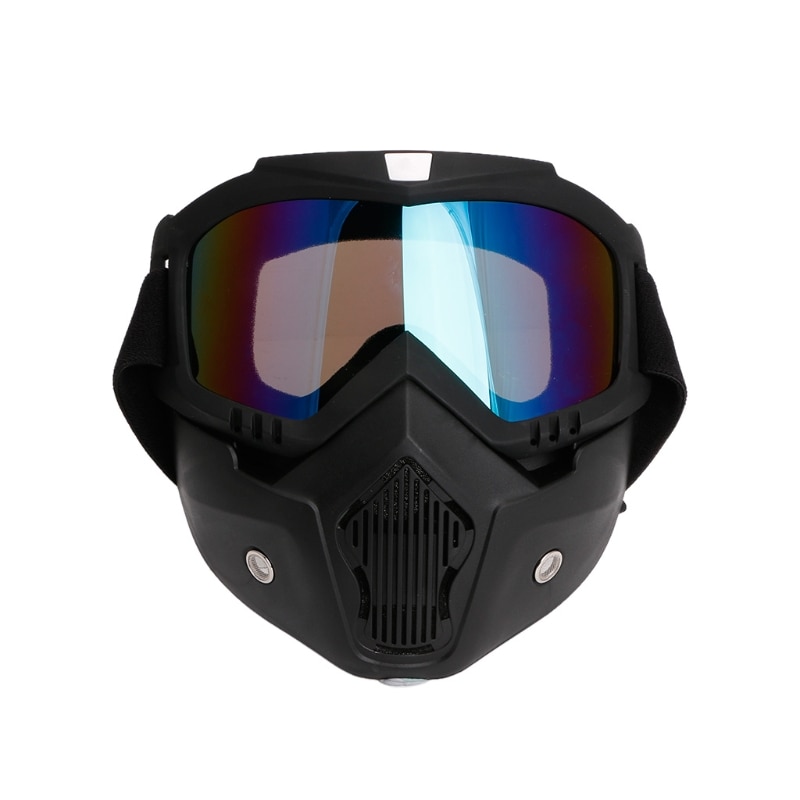 Motocross Goggles Dust Mask Face Glasses With Detachable Motorcycle Glasses Motorcycle Parts
