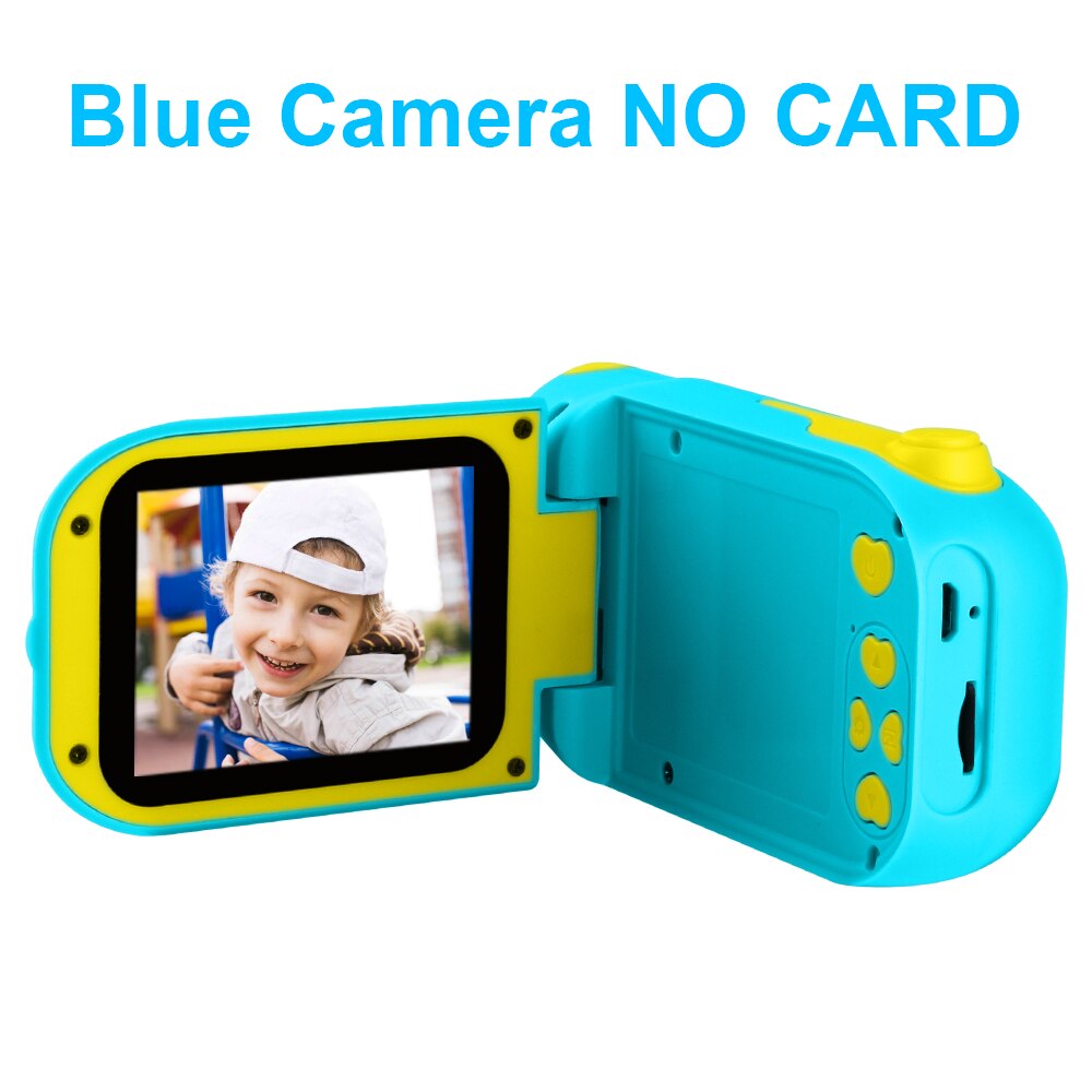 Prograce 12MP chico s Cámara de juguete los niños Digital foto de cámara Cámara juguetes para niños de las niñas para chica Vlog Mini cámara para chico: Blue DV NO CARD
