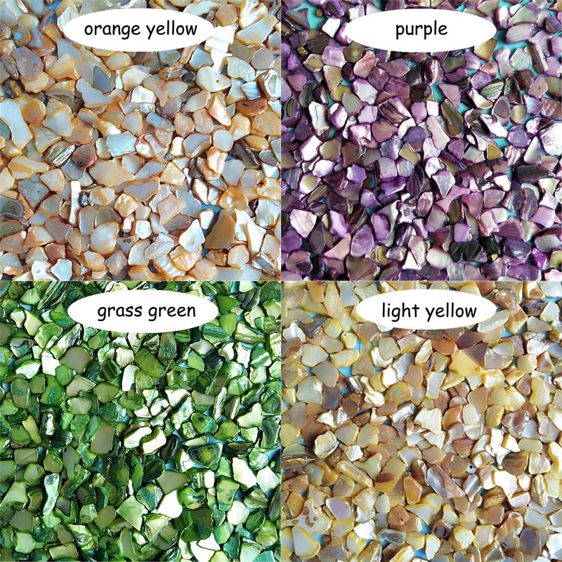 100 g/paquete Material para hacer manualidades uno mismo accesorios de libro de recuerdos decoración del hogar juguete educativo ropa manualidades para coser accesorios Shell Fragmen