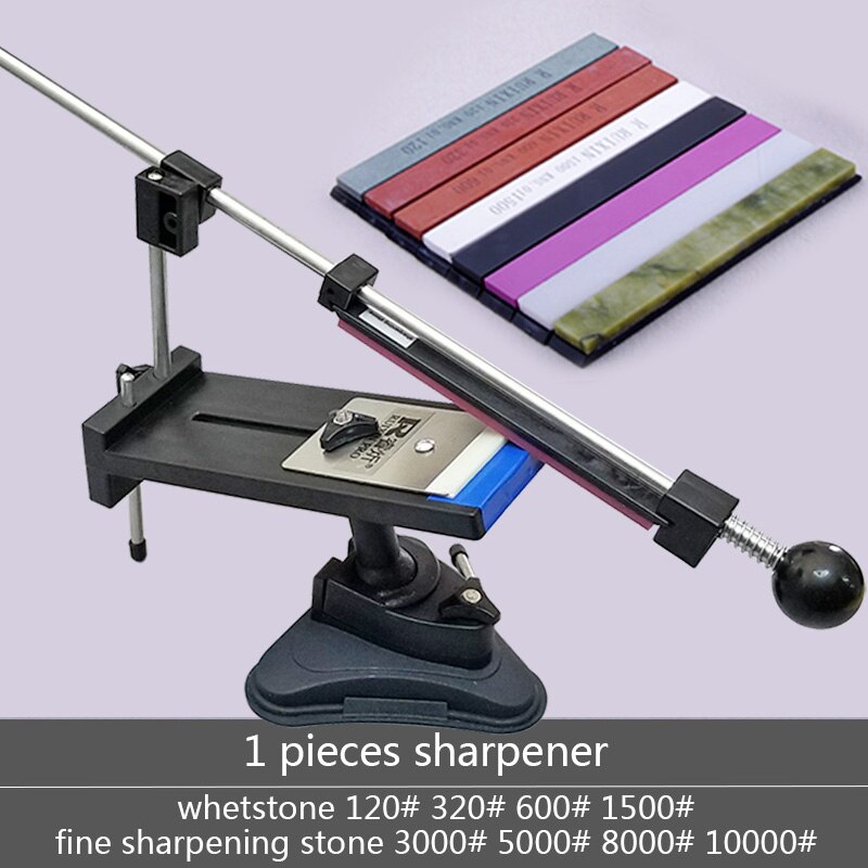 120-3000-10000 grain ruixin pro aiguiseur de couteau fixe système d'affûtage pierre à aiguiser pierre à aiguiser diamant pierre: sharpener 8stones-WF