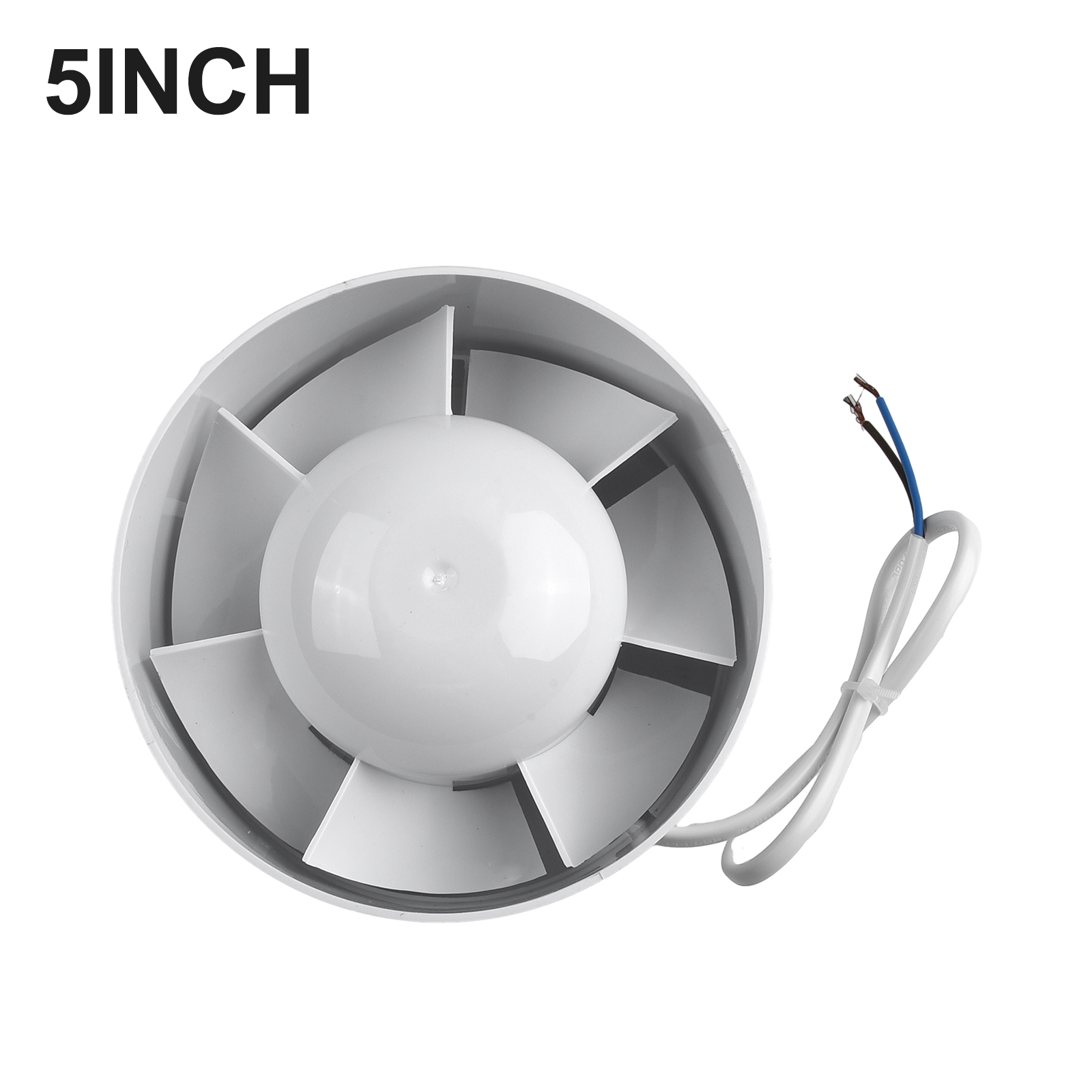 4/5/6 Inch 100/125/150Mm In-Line Afzuigventilator Met Laag Geluidsniveau Luchtventilator Badkamer Keukenventilator Windvolume