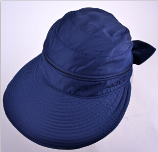 Zomerhoeden voor vrouwen chapeu feminino vizieren pet zon anti-uv hoed 8 kleuren: Blauw 3