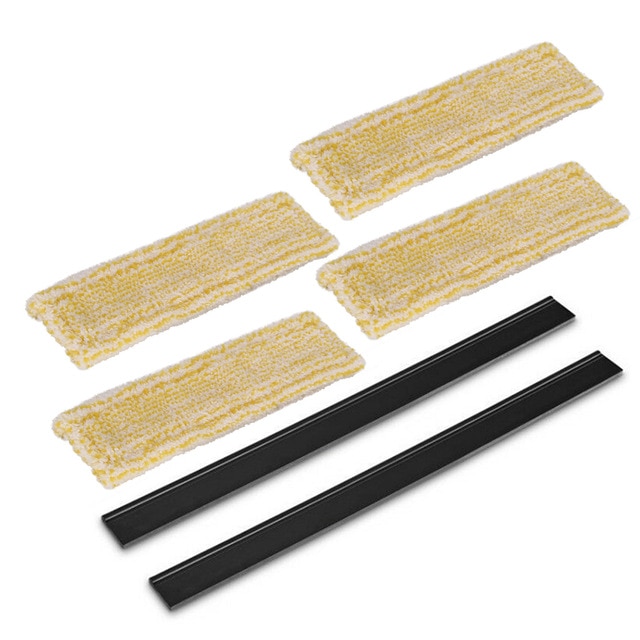2pcs Window Mop Cloth Household Glass Cleaner Accessories For Karcher WV2 WV5 Premium Plus Cleaning Cloths: 6pcs set