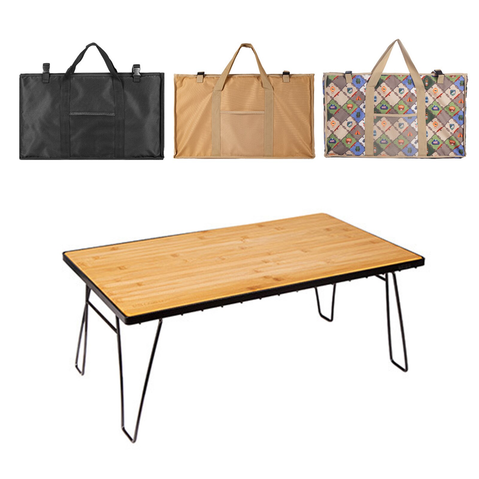 Folding Table Storage Bag Board Table Camping Picnic Drain Rack Storage Bag Organizer for Outdoor Travel Hiking Camping BBQ