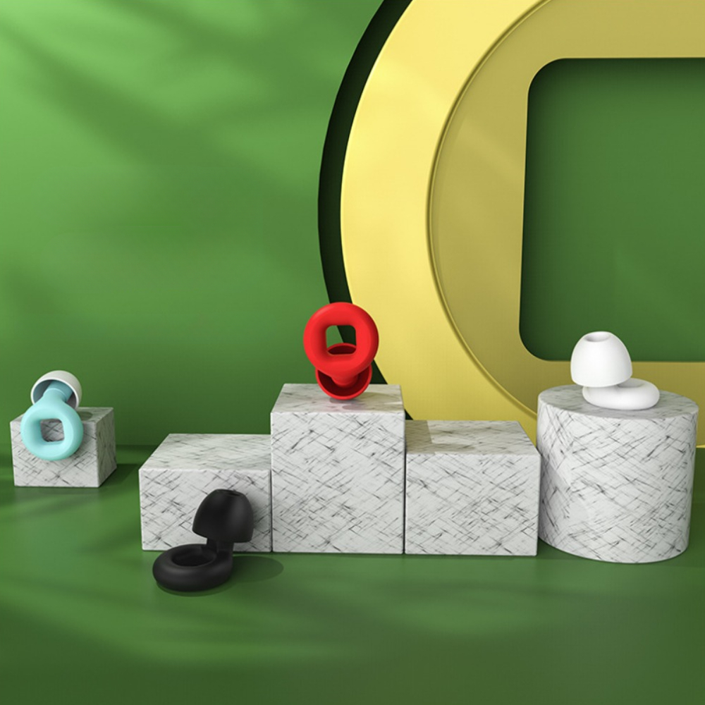 Sound Insulation Noise Prevention Earplug Noise Reduction Sleep Products Deep Sleep Swimming Ear Plug Loop Shape Silent Earplugs